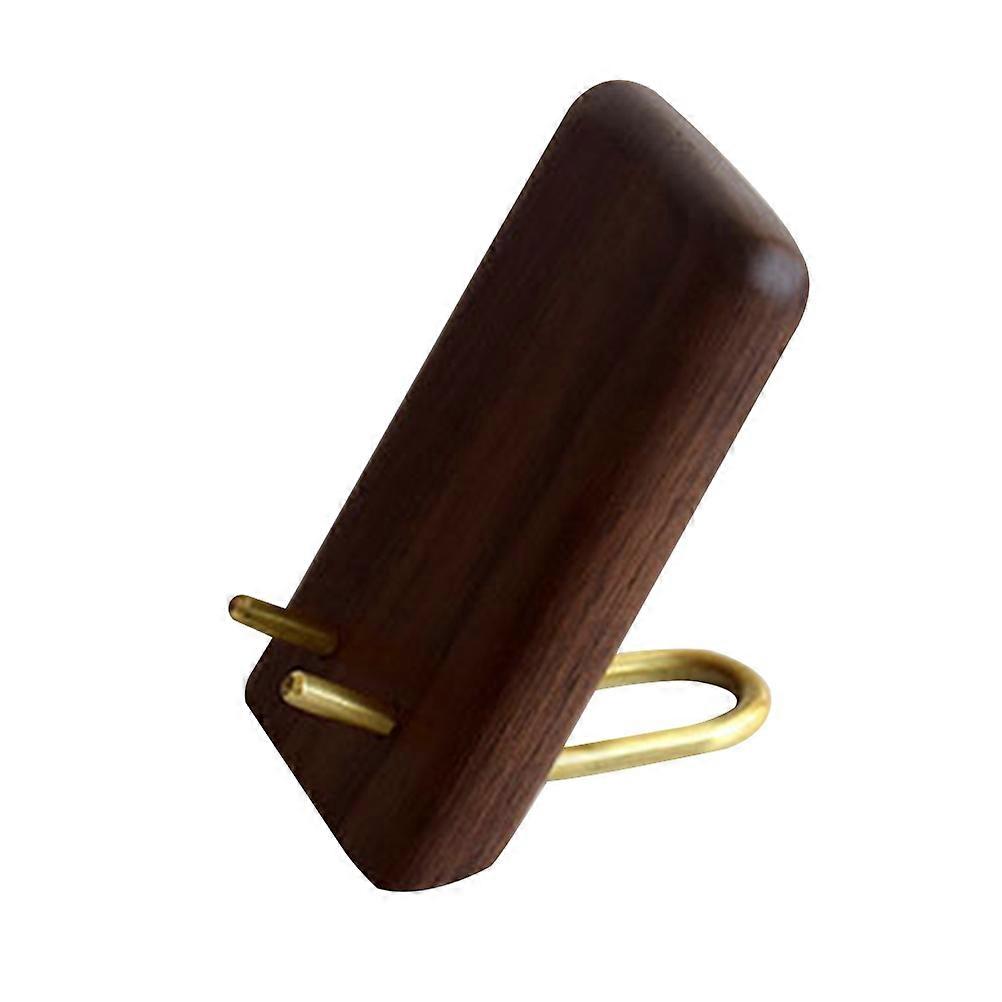 Phone Stand Mobile Phone Holder Simple Use Brown 4.1×2.8×3.5in 1Pack
