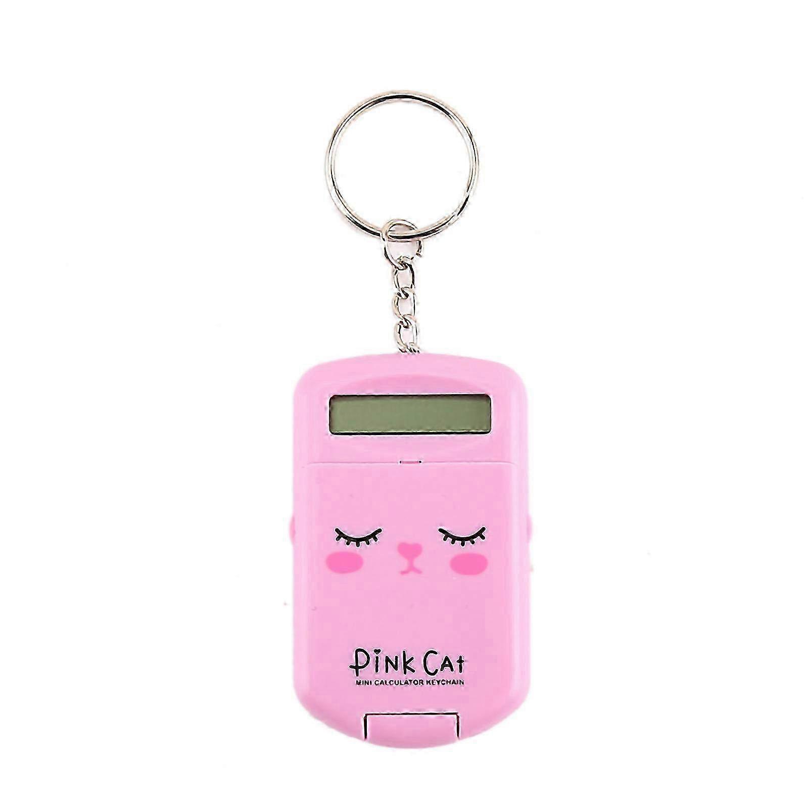 Cute Pink Portable Calculator - Safe, Odorless Calculation Tool for Students & Children - Compact and Stylish Design