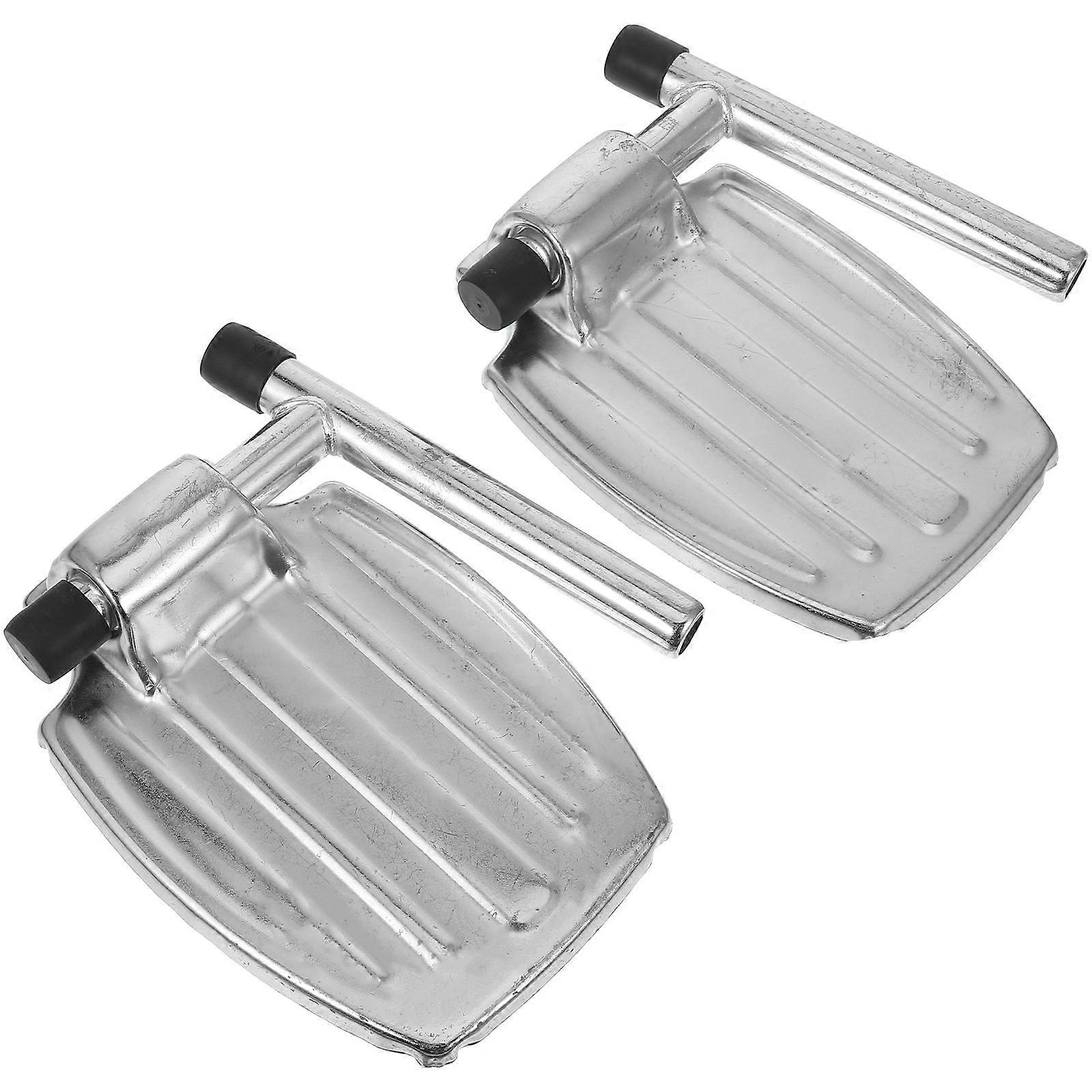 2pcs Wheelchair Foot Rests Replacement Elevating Leg Rest with Slip Resistant Design for Comfort and Mobility Universal Fit for All Ages