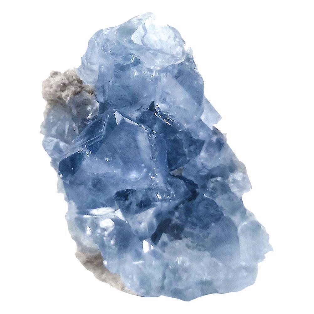 Celestite Mineral Specimens Crystal Decoration For Stone Ornaments In 7.00x7.00x6.00cm Size 1Set