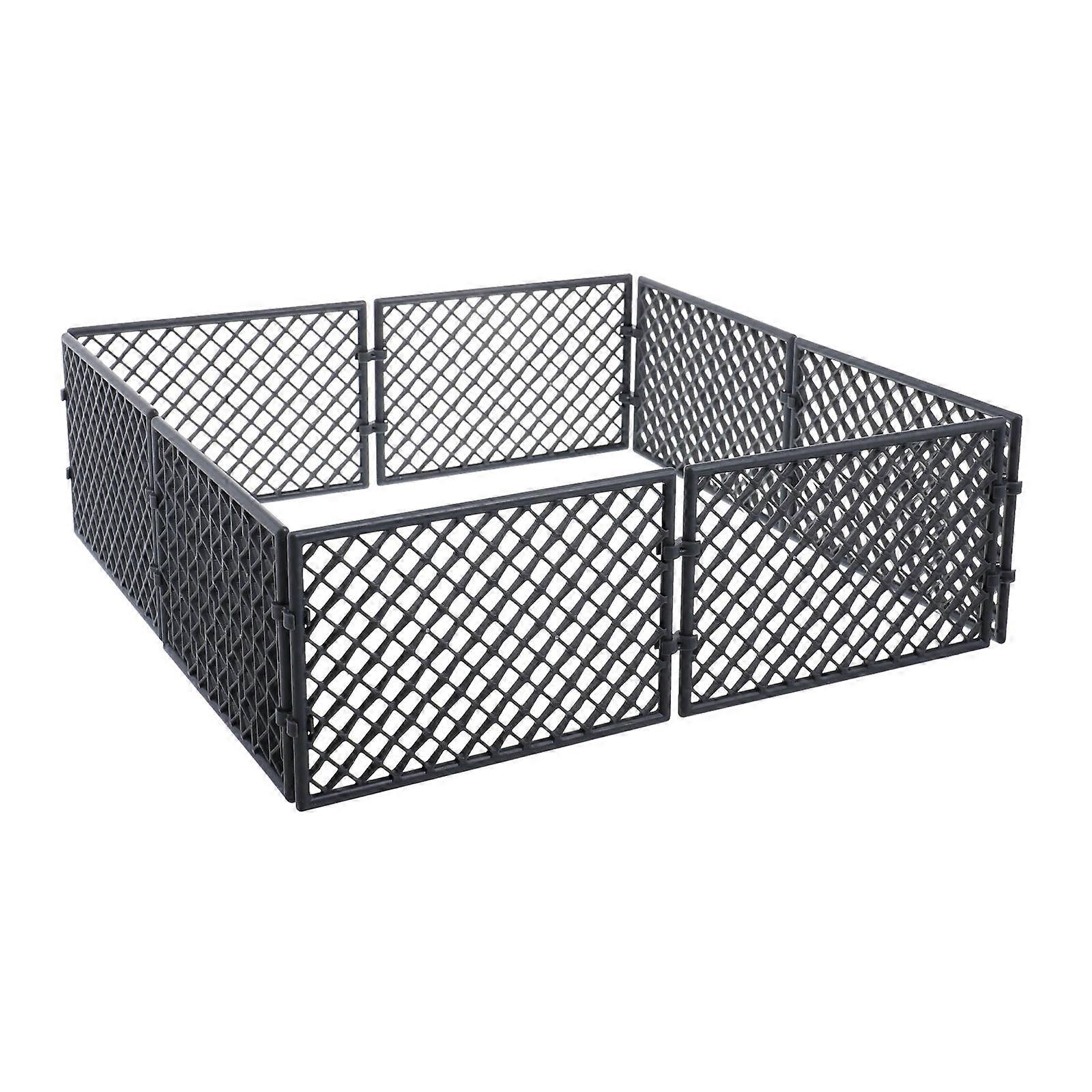 Plastic Mini Fence Accessory 8Pcs For Micro Landscape Scenes Offering High Strength And Versatile Applications