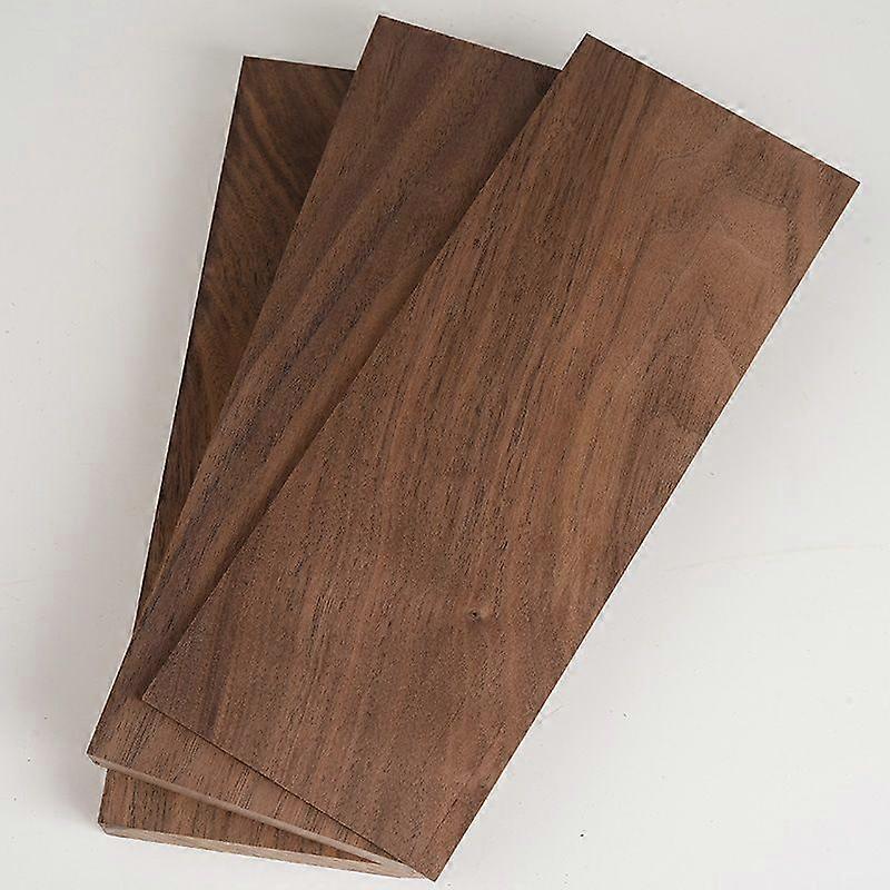 2stk valnød træ planker: 10x10cm valnød træ hårdttræ brædder 1cm tyk til DIY håndværk bordplader vindueskarm hjem dcor let at skære til møbler proje
