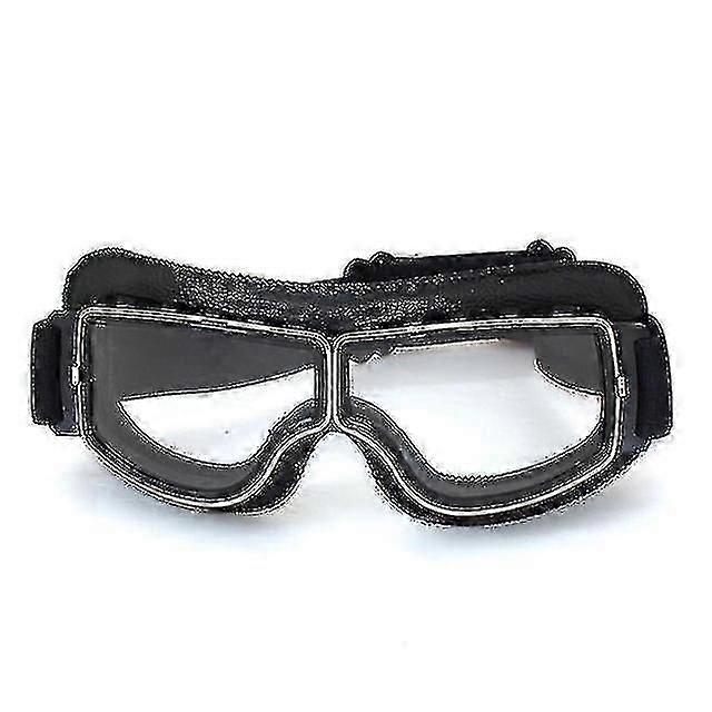 الجلود نظارات خمر دراجة نارية نظارات خمر دراجة نارية نظارات الرجعية جت خوذة نظارات