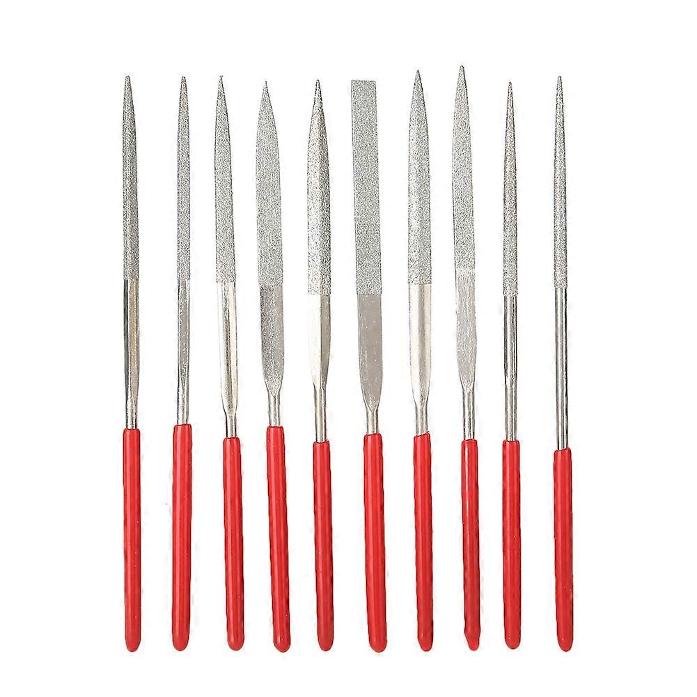 10pcs Steel Filing Tool Woodworking DIY Handcraft Wood Rasp Files Needle Mini File Set