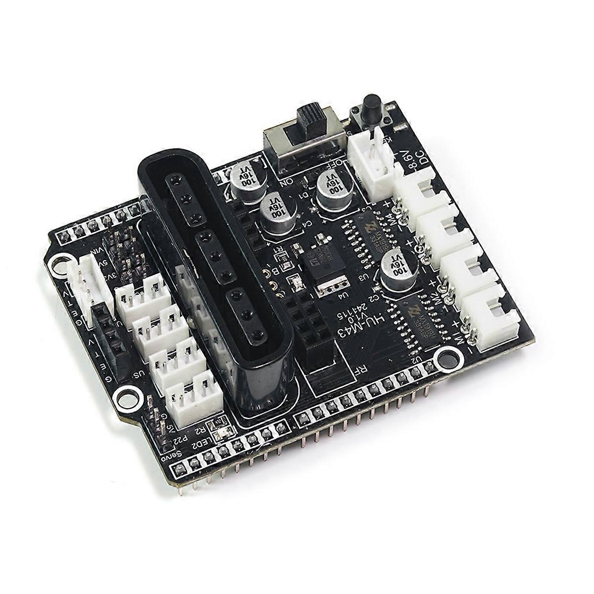4-Way Motor Expansion Board 4-Channel Motor Driver Expansion Module Motor Control 4WD Smart Car DIY Control Module