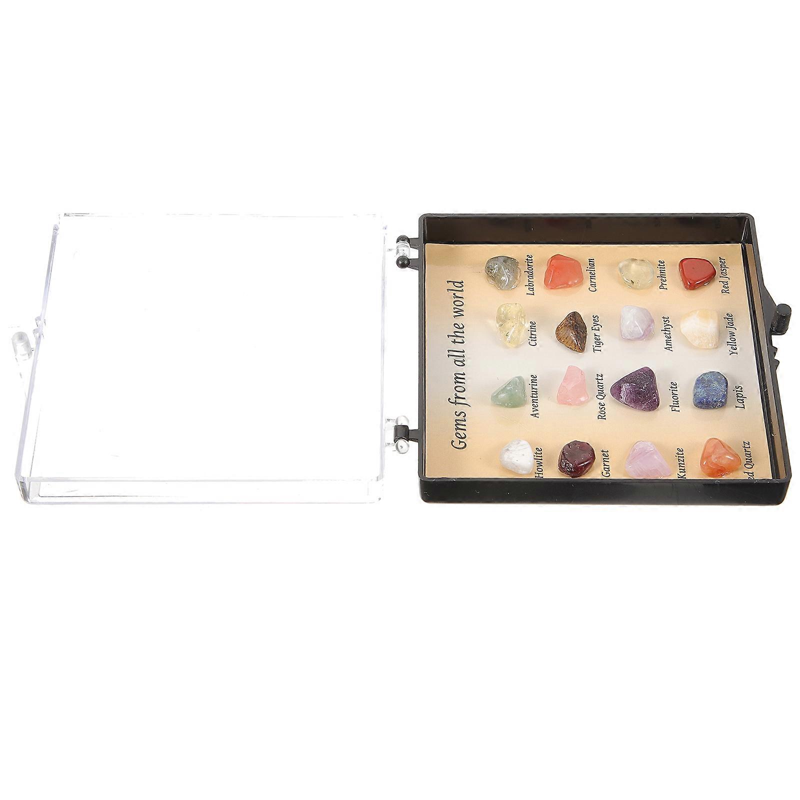 Assorted Color Crystal Stone Decor for Teaching with Beautiful Luster and Fine Texture Plastic 1 Box