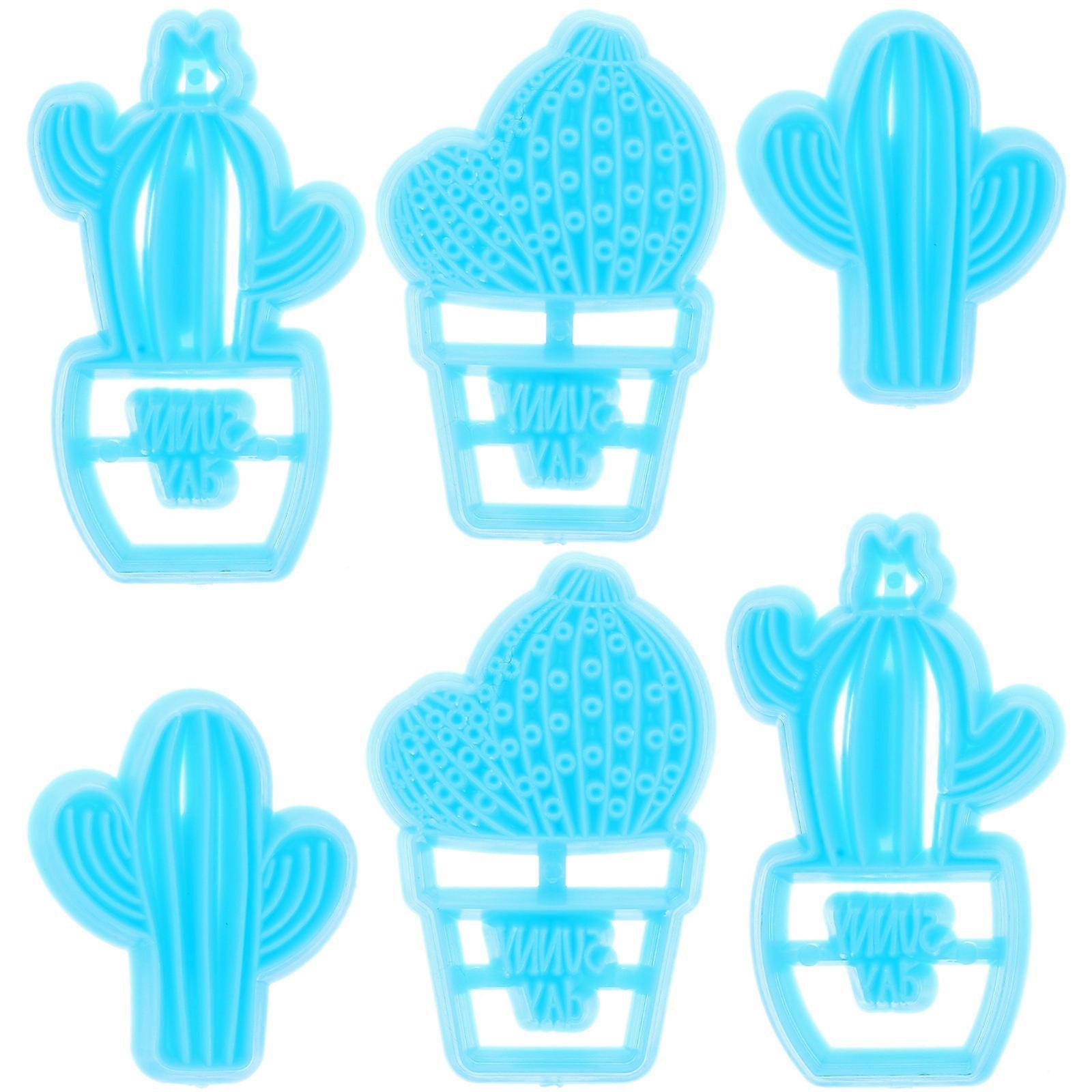 Sky- Cookie Cutters Set of 6 for DIY Baking Plastic Molds with Unique Shapes