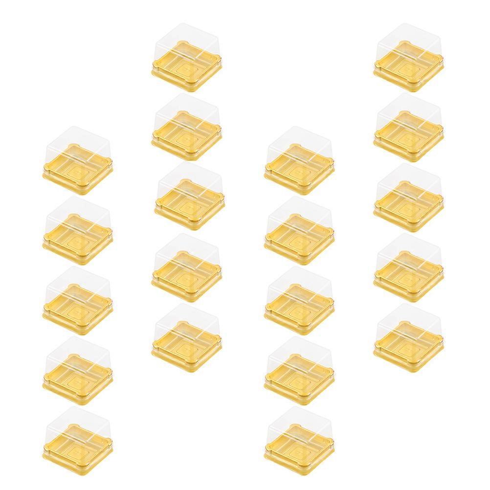 Plastic Cake Boxes 150 Pcs Featuring Simple Design Great For Home Use Or Dessert Shops Food Packaging With Easy Assembly