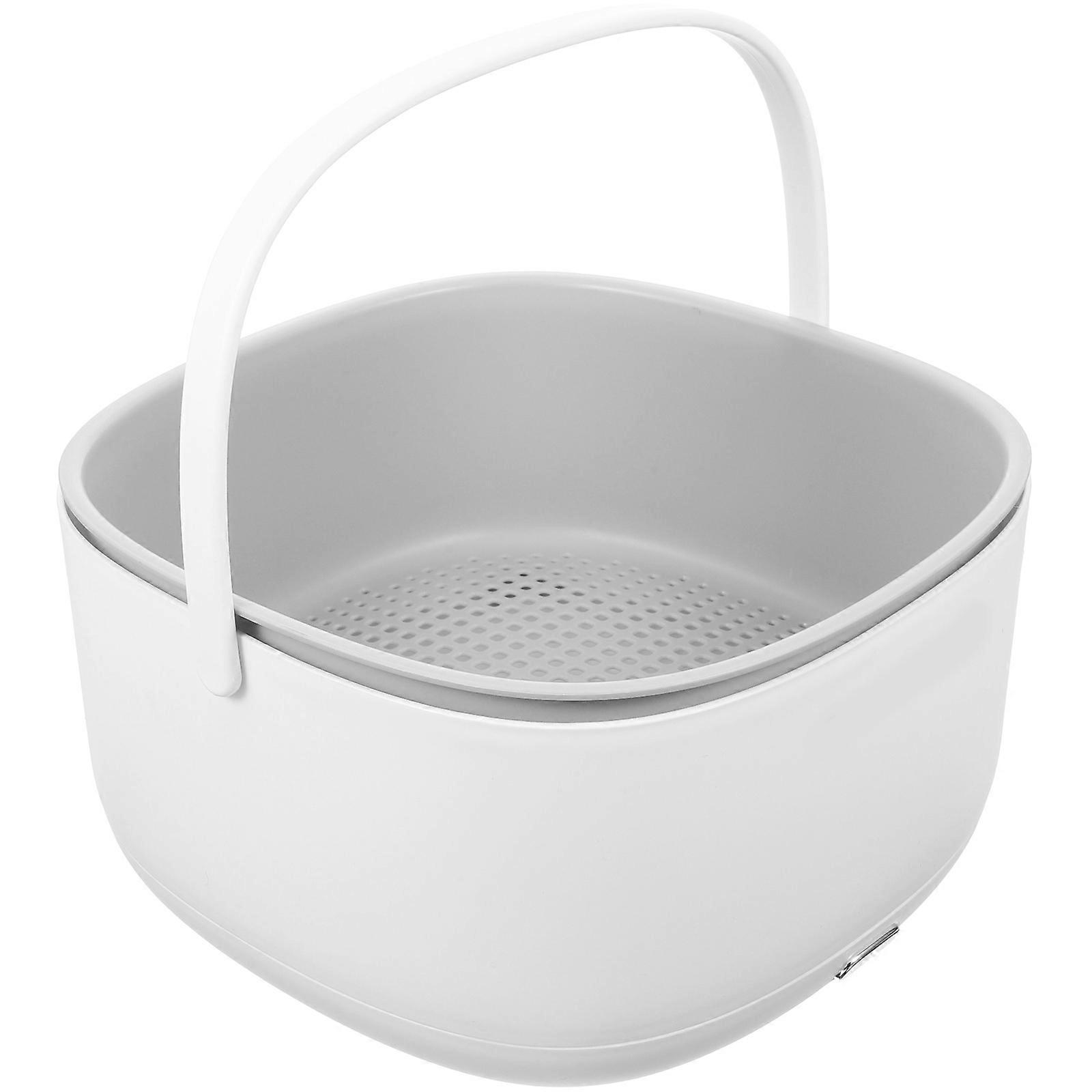 Multi-Functional Drain Basket For Kitchen Use Square Ultrasonic Cleaning Device 1Set