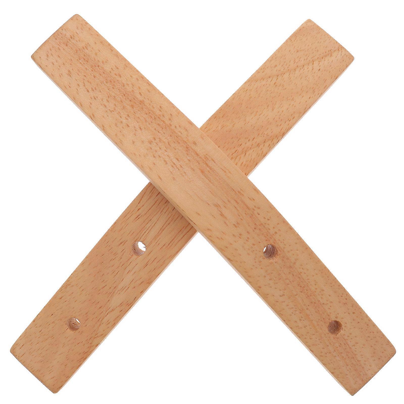 Wood Hooks 2Pcs Hanging Hooks For Organizing Hats Bags And Towels Ideal For Home Use And Office Space Management 