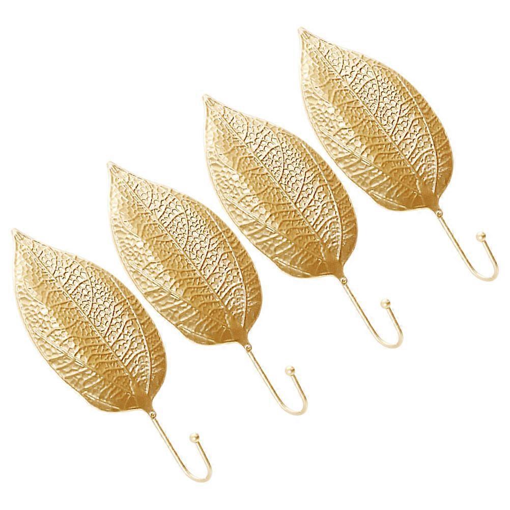 Creative Wall Hook Leaf Wall Hooks Heavy Duty Metal Construction Bag Holder Indoor Use