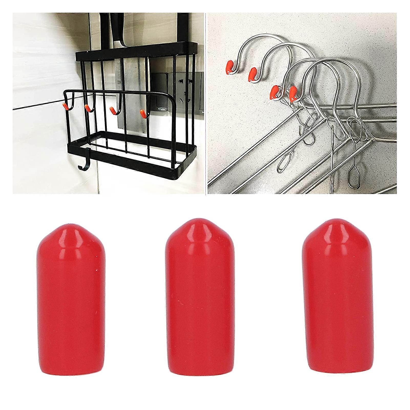 100PCS PVC Thread Protective Caps Round Pipe End Covers Screw Protector for Cylinder Valve Flange 6mm 