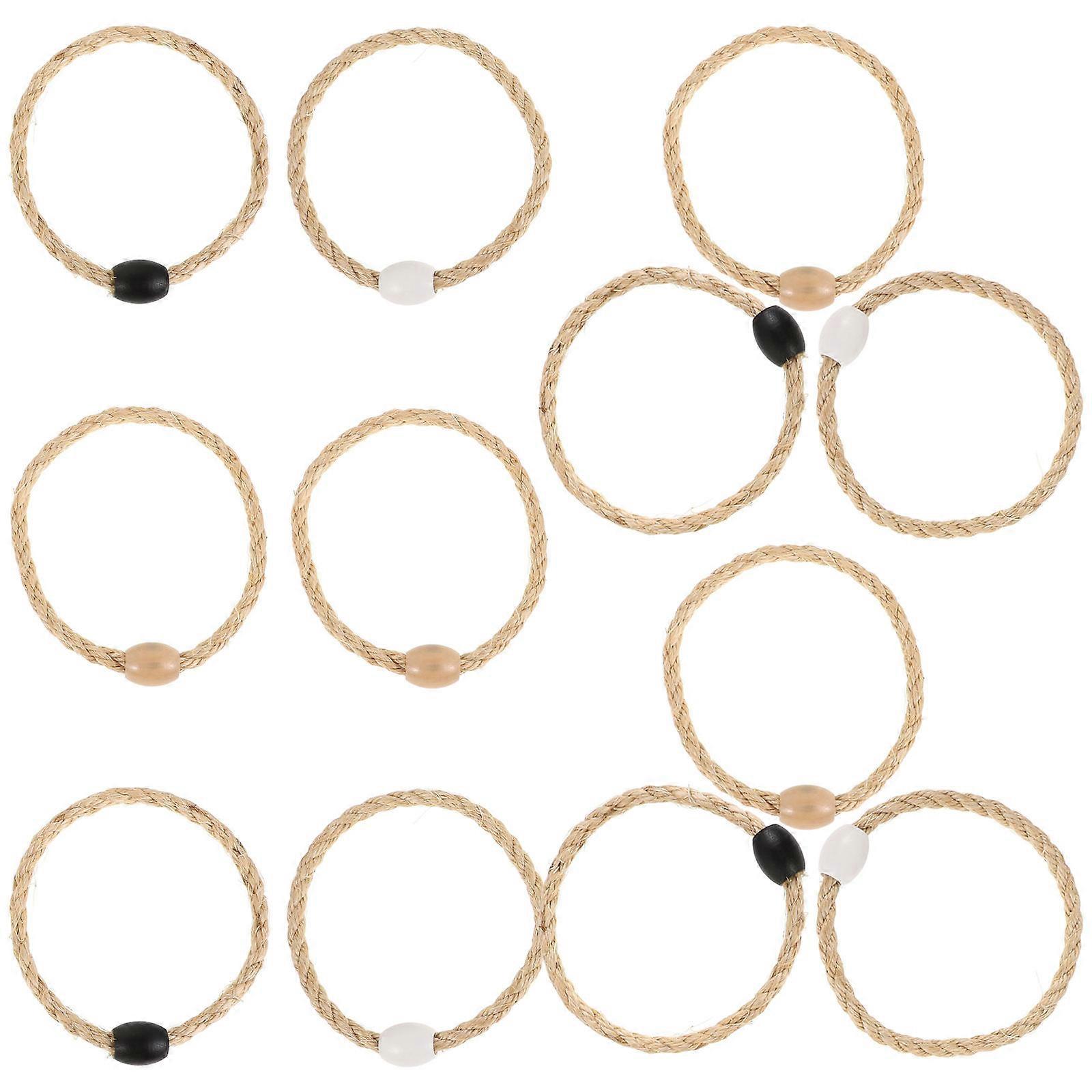 12pcs Outdoor Ring Toss Game Set for Family Fun – Portable Lawn Play Activity for Picnics & Outdoor Entertainment
