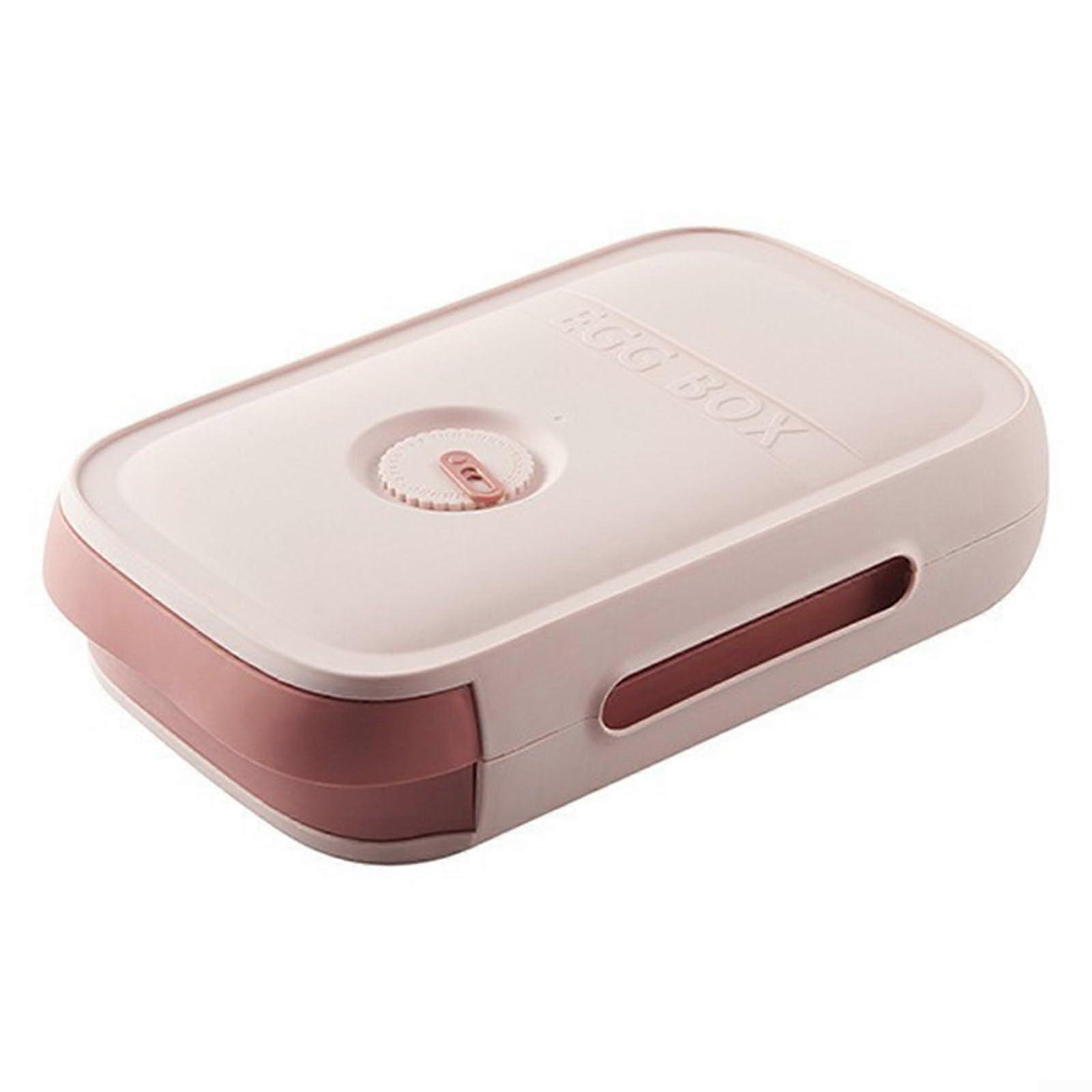 Breathable stackable egg holder for refrigerator, maximizes space and keeps eggs intact