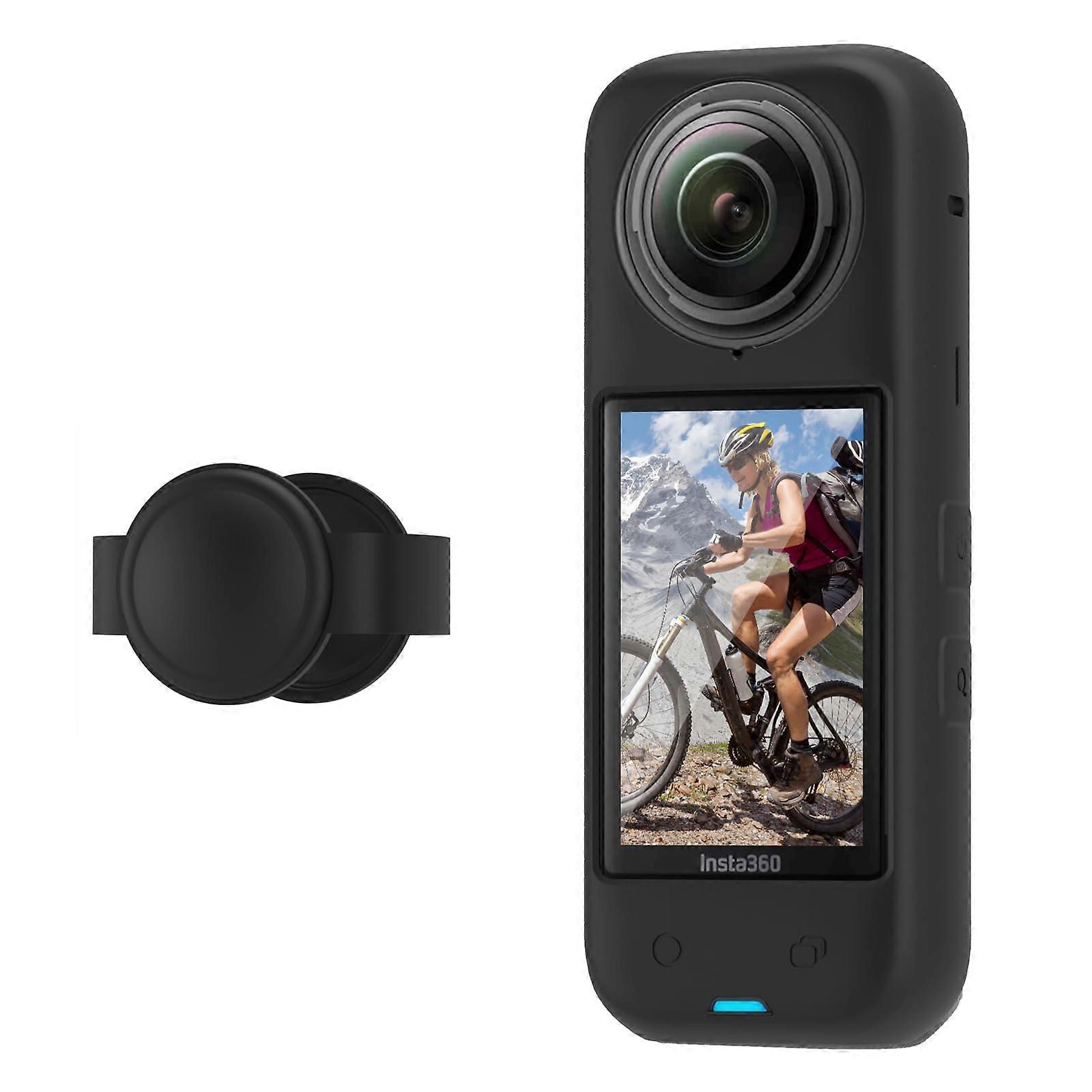 Case, TPU Anti-Scratch Protective Cover, Shockproof Accessory, Black Compatible with Insta360 X4 Model