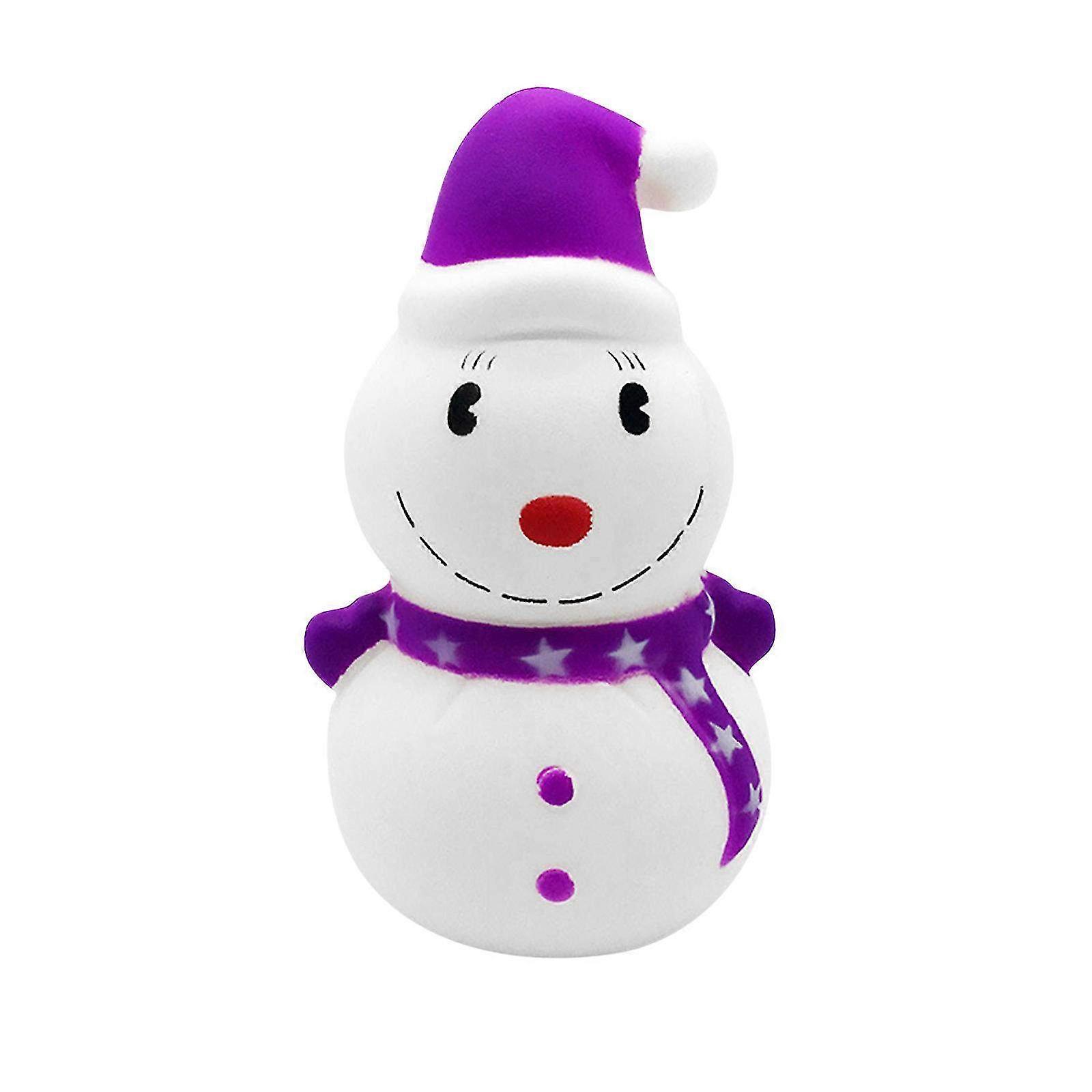 Slow Rising Soft Christmas Toy - Simulation Santa & Snowman Decompression Stress Relief Toy for Kids & Adults