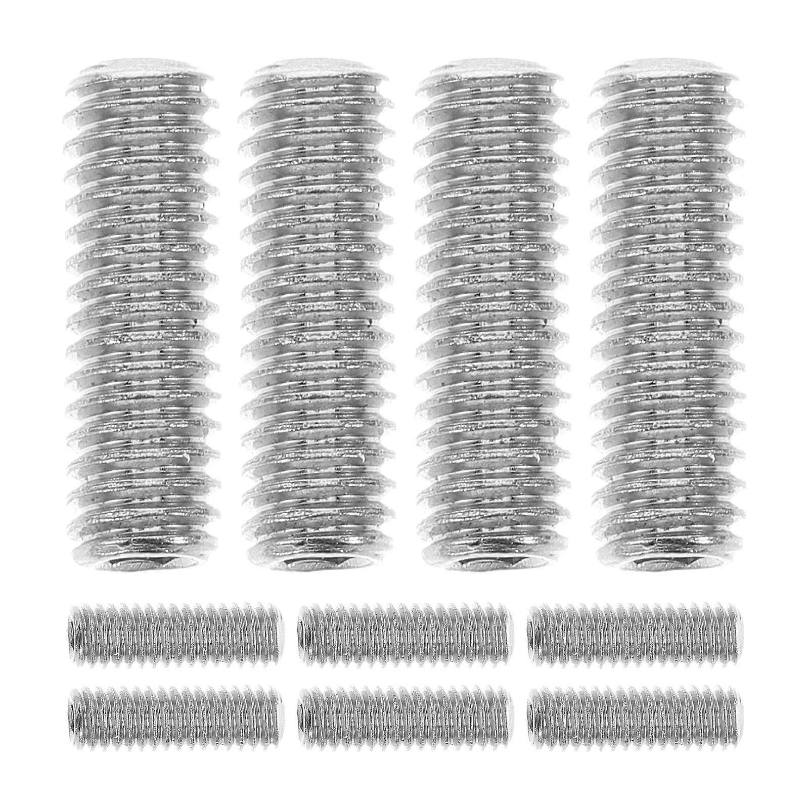 10pcs Hexagon Hex Socket Set Screws Heavy Duty Metal Full Thread Cup Point Grub Screws Headless Cup Point for Yoyo Ball Toys