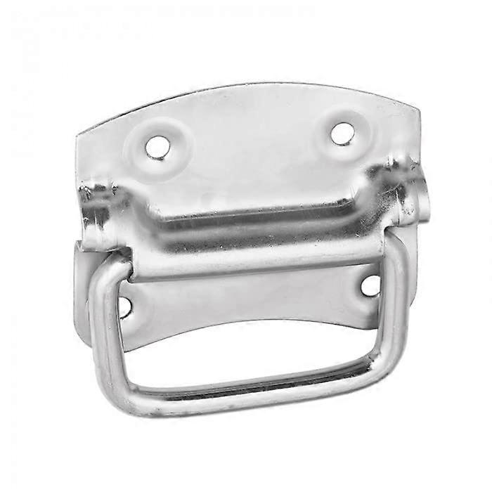 Box Handle Folding Carry Handle, Galvanised, Silver, 90 X 70 Mm, US Size