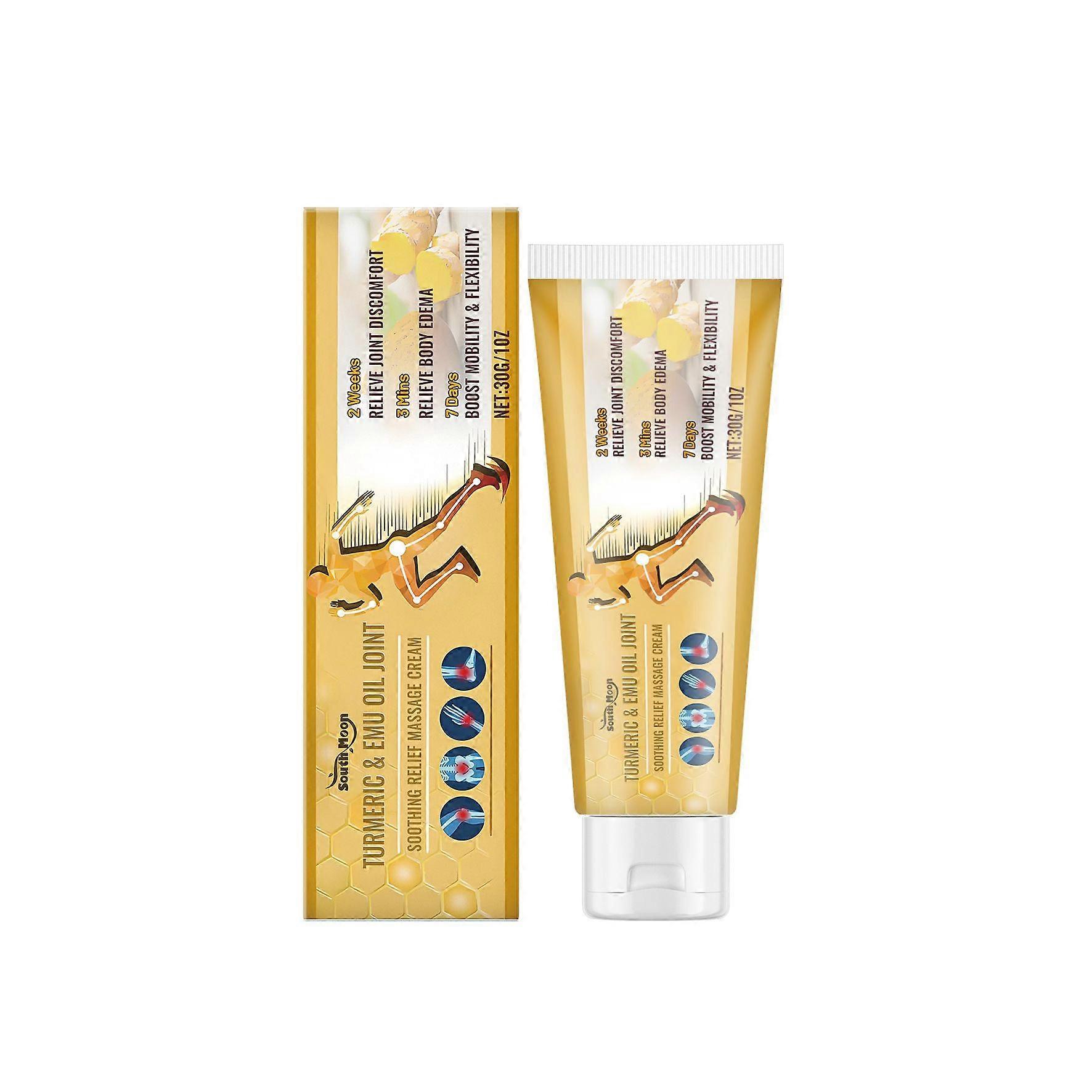 unbrand Crème de massage apaisante pour les articulations au curcuma et à l’huile d’émeu crème de so