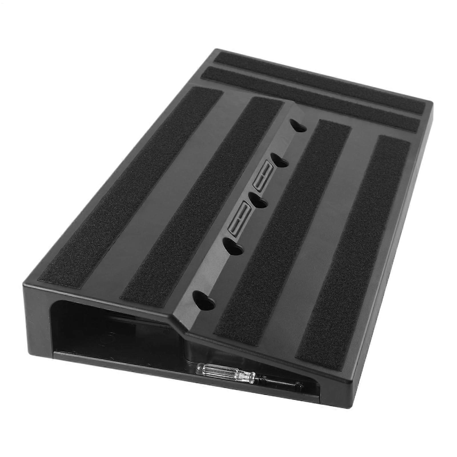 Bass Pedal Board  Slightly inclined with power supply, durable and sturdy  Ideal for bass guitarists