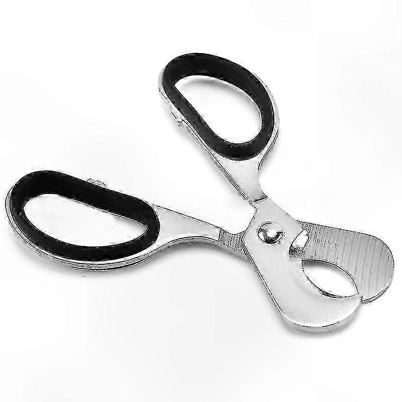 Super Sharp Double Blade Stainless Steel Cigar Cutter for Cigar Use, Silver
