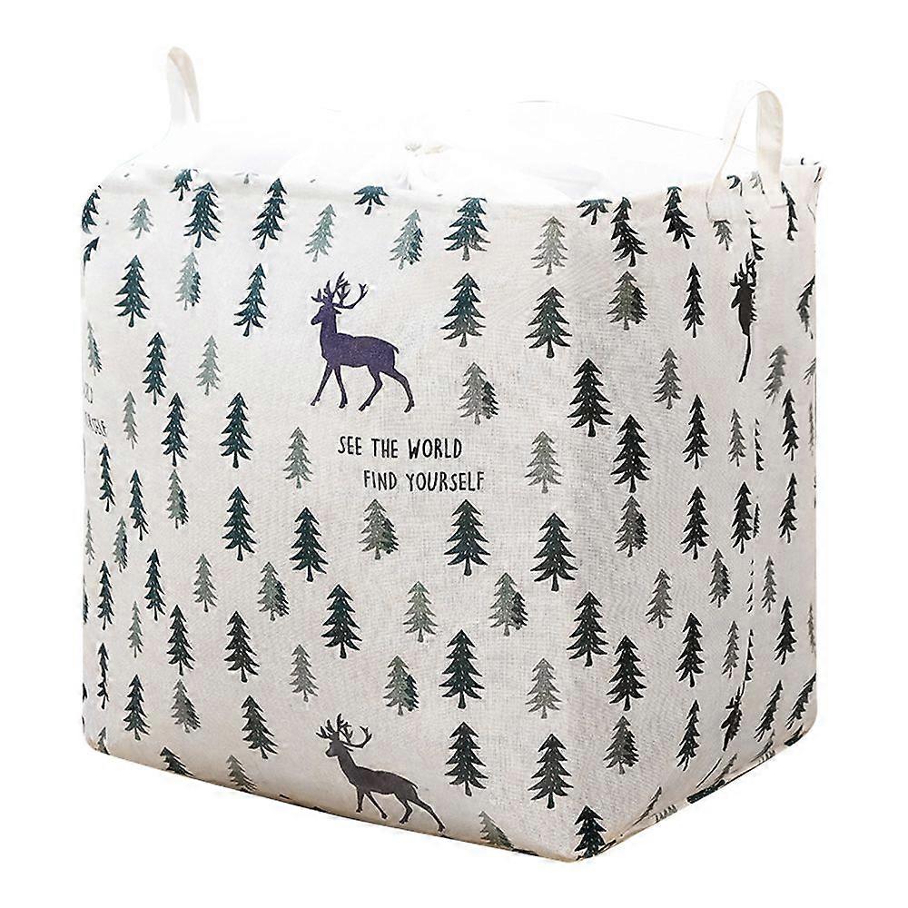 40*50CM Cube Storage Bins Toy Organizers, Large Foldable Storage with Drawstring Closure for Bedroom/Playroom