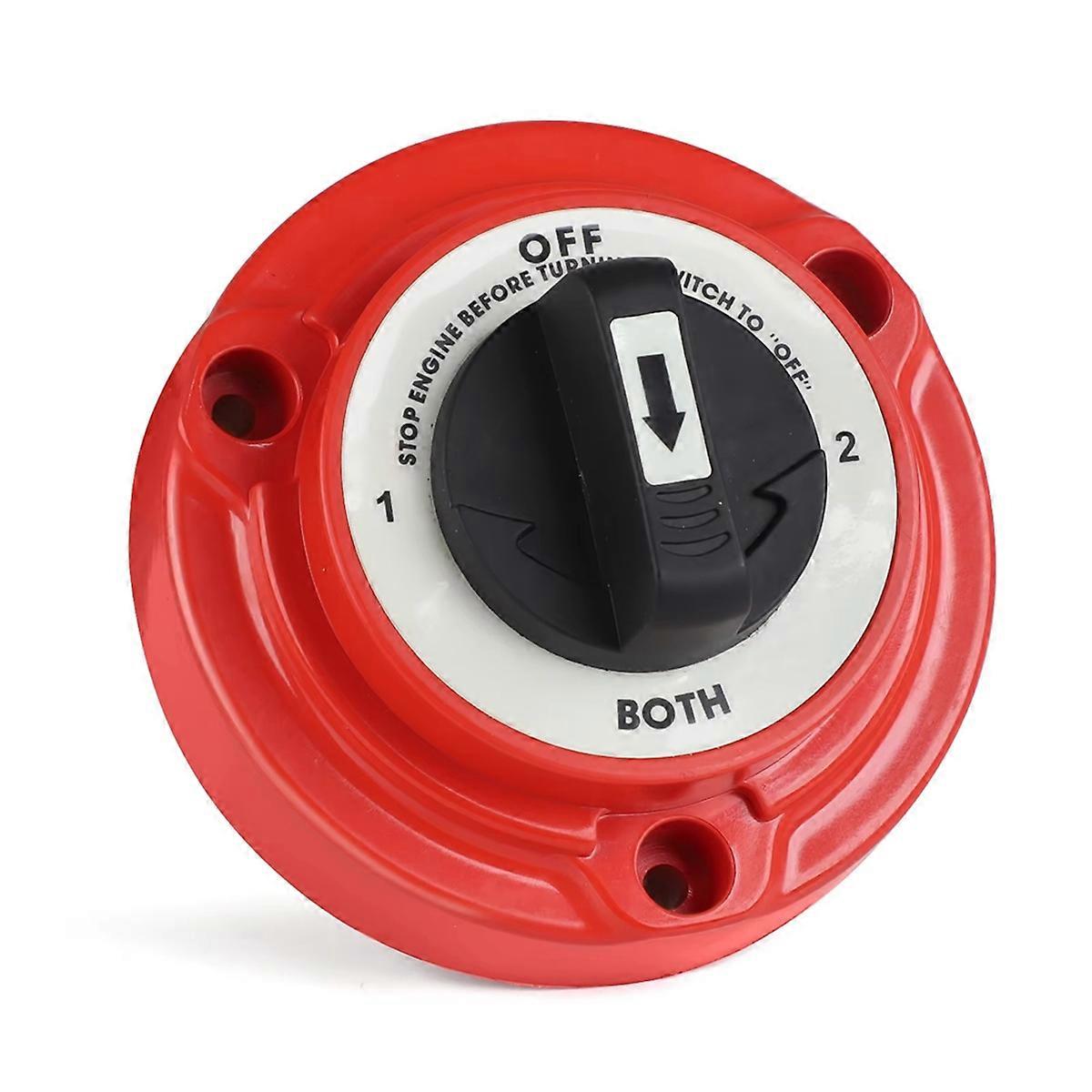 Car Dual Battery Selector Switch 400A 6-32V 4 Position Power Cut Off Battery Isolator for Marine Boa