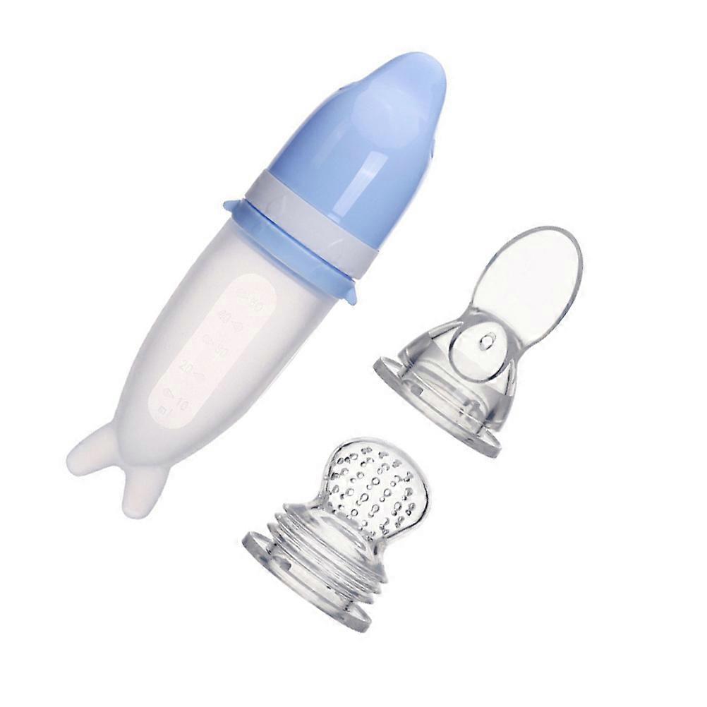 Silicone Food Bottle Baby Portion Feeding Feeder for Material Portable 1Pack