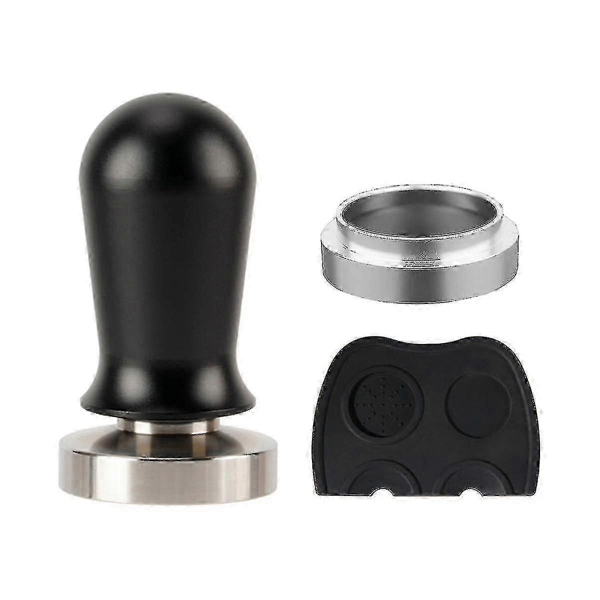 Kalibrierter, federbelasteter, elastischer Kaffeestampfer mit Aluminium-Edelstahlkonstruktion für Espresso-Kaffeeliebhaber