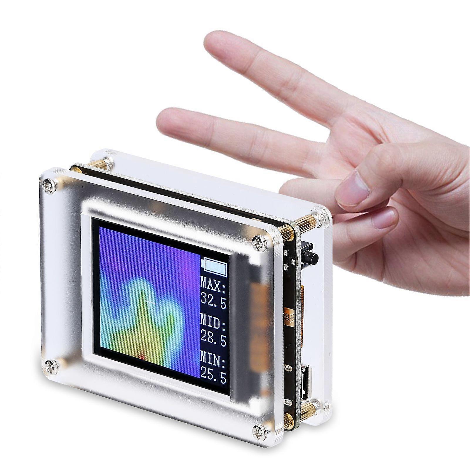 AMG8833_CP 1.8 Inch TFT Display Simple Portable Infrared Thermal Imager Temperature sensors Maximum Minimum Temperature Display
