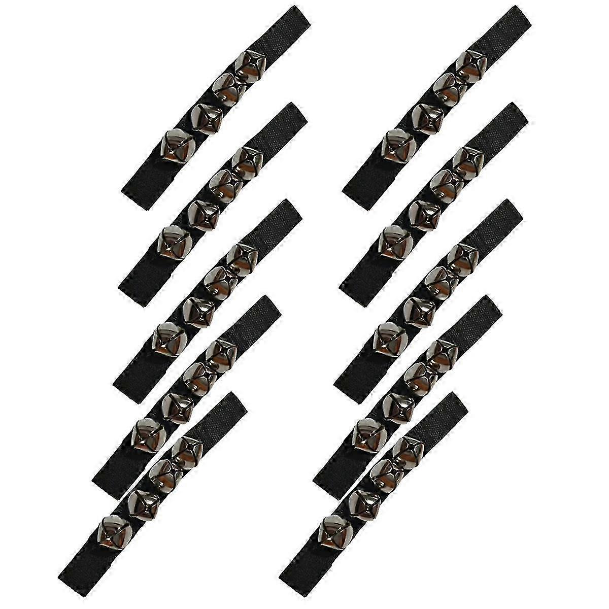 Black Orff Percussion Instrument, Hand Bell, Foot Bell, Hand Bell for Dance Performance