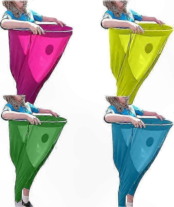 Inflatable Obstacle Course Game Set - 4 Pieces with 8 Bouncy Balls & 4 Cones for Outdoor Family Fun Activities