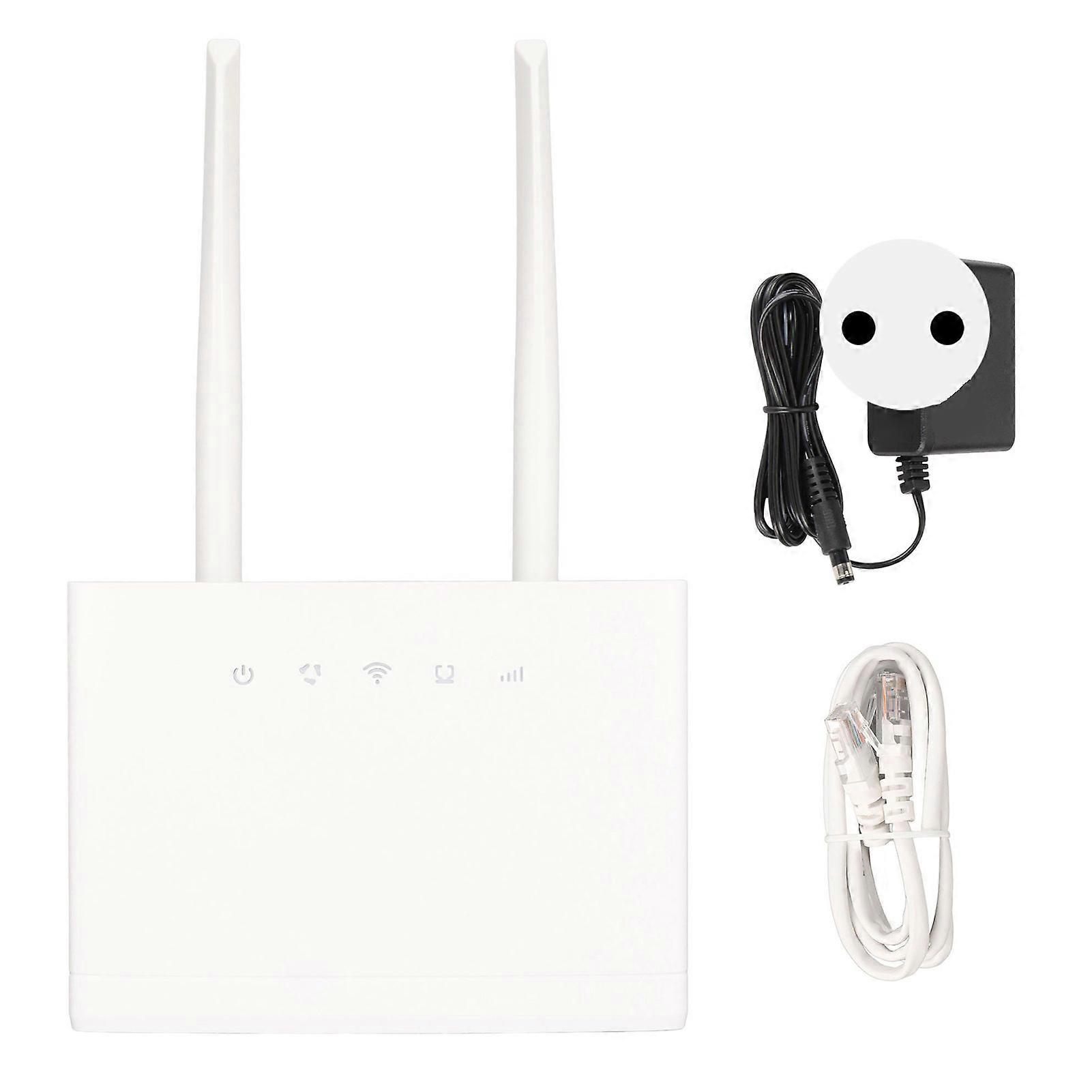 R311 Pro 4G LTE CPE WiFi Router 300Mbps for 32 Users with SIM Slot and 2 Antennas