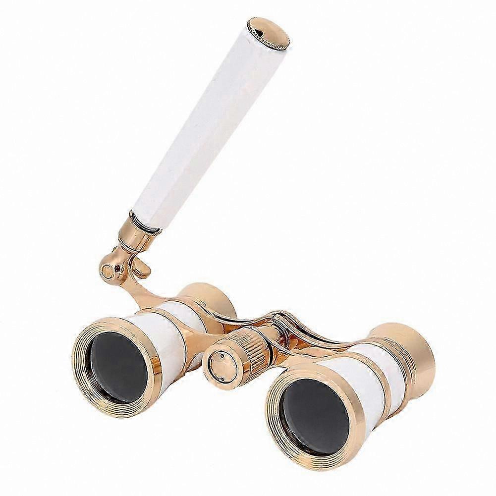Portable Mini Binoculars for Theater, Concert, and Travel, Compact 3x25 Optical Glasses, Lightweight and Easy to Carry