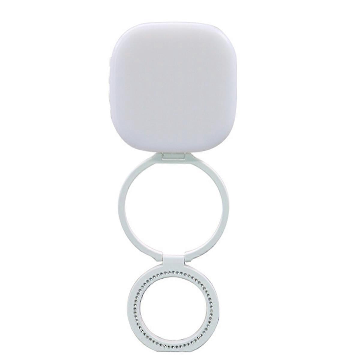 Magnetic Selfie Light Type-C Rechargeable Portable Phone Light Foldable Ring Light with Mirror for