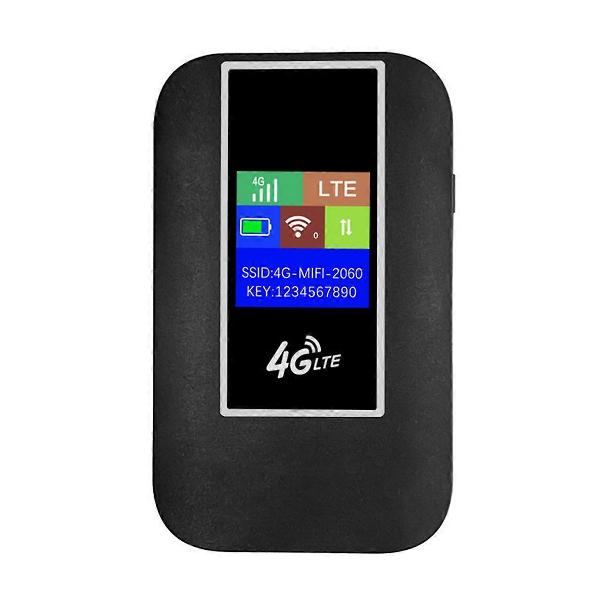 4G LTE Mobile WiFi Router with SIM Card Slot 150Mbps Pocket Hotspot Portable WiFi Router for Home Office RV Camping E