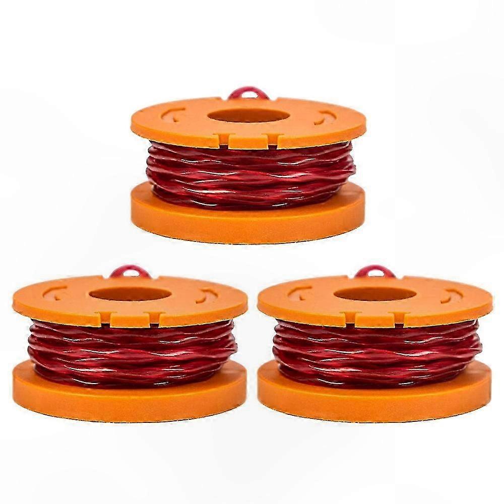 3-Pack Replacement Spools for Cordless Lawn Mower Wire Reels WA0010 Compatible Models