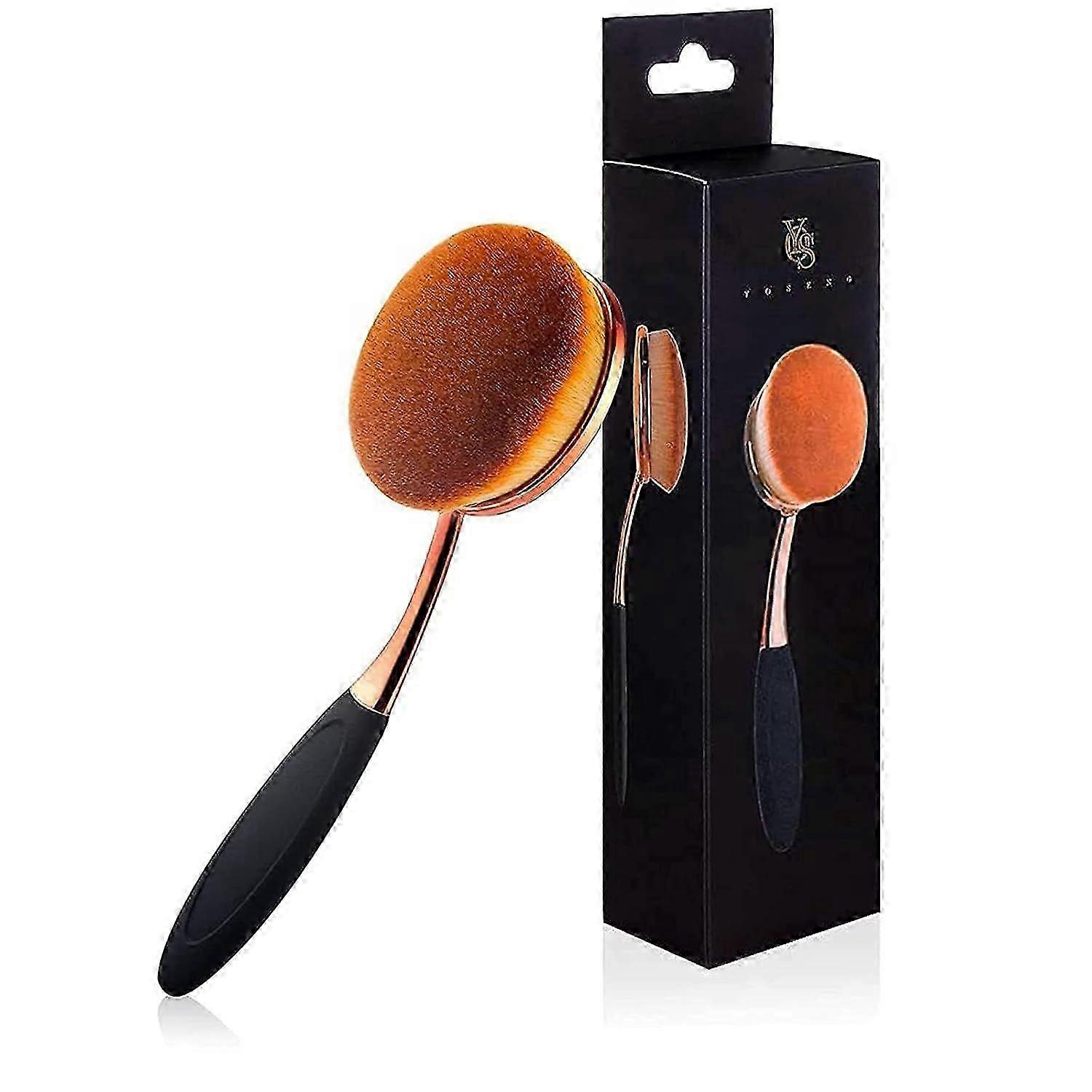 2025 High quality  Oval Foundation Brush Large Toothbrush makeup