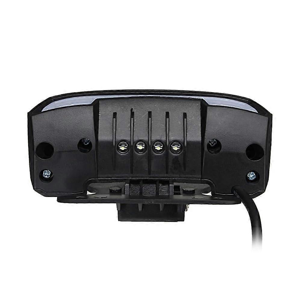 Motorcycle Brake Light Universal Tail Light Rear Stop Light Double Flash Warning Dynamic Turn Signal License Light