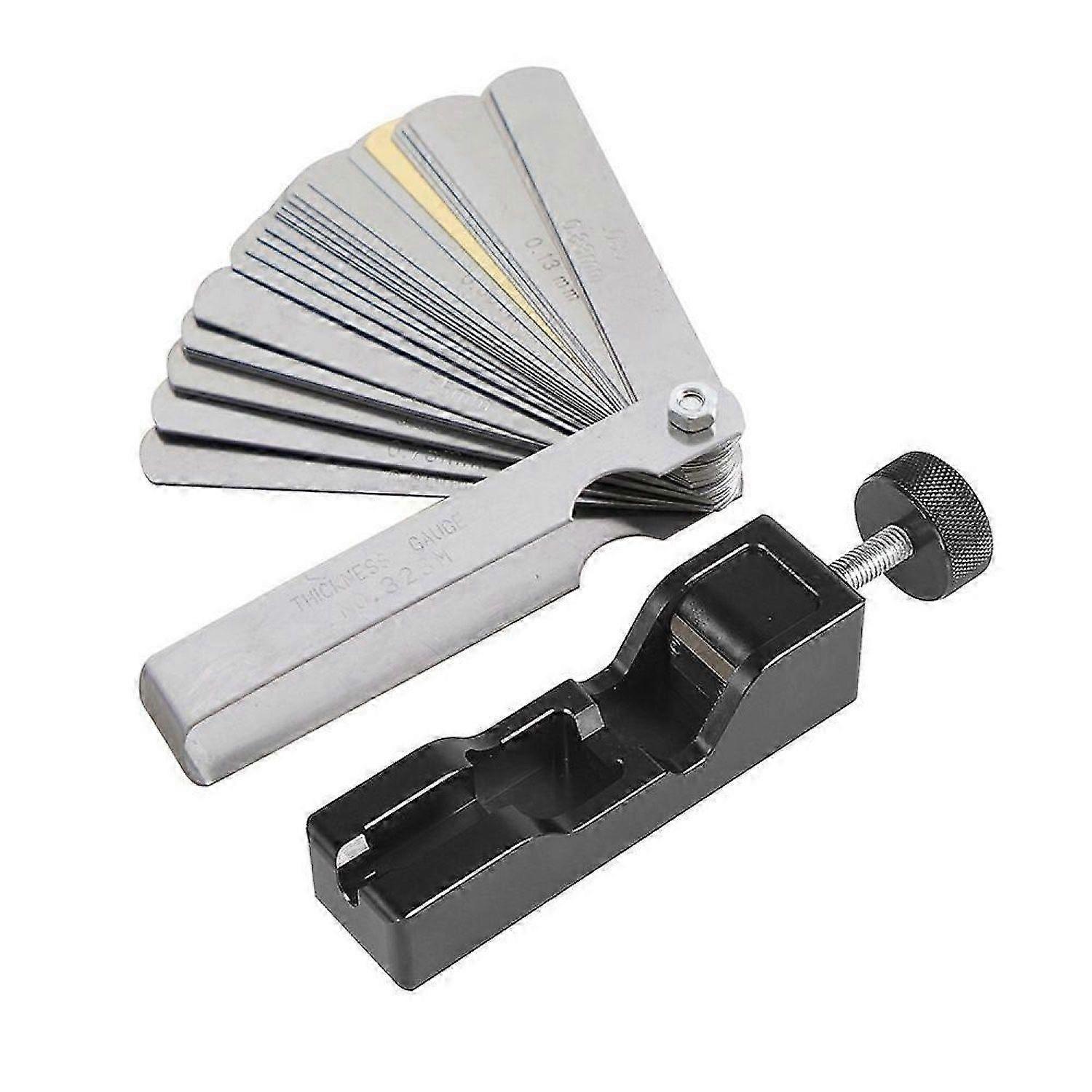 Spark Plug Gap Tool, Universal Solid Black Metal Spark Plug Gap Tool Gapper Caliper for 10mm 12mm 14mm 16mm -HK908