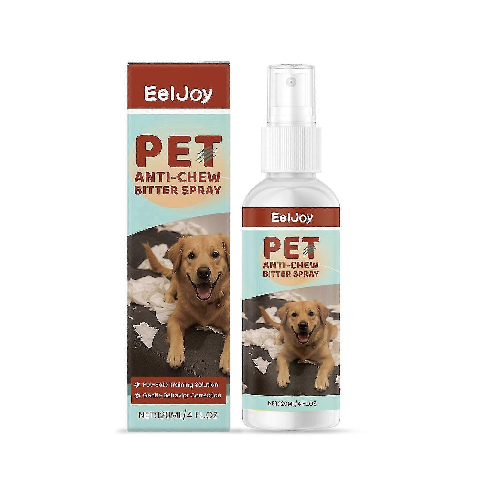 No Chew Spray for Dogs Cats, Anti-Chew Bitter Spray for Puppy to Protect Furniture Shoes Belongings, Natural Dog Anti Bite Training Aid Stops Chewing