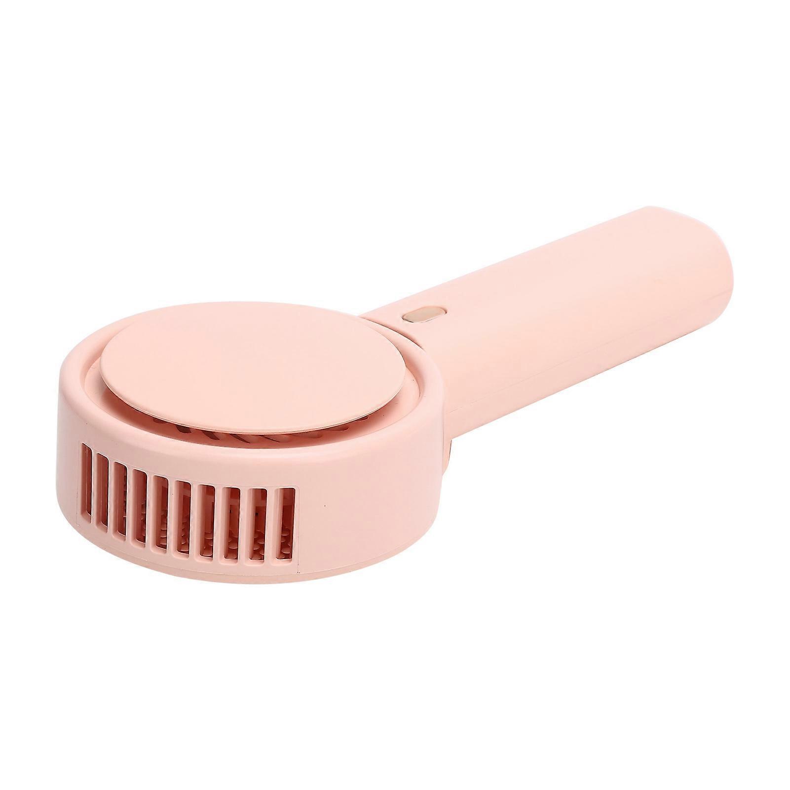 Portable Bladeless Handheld Fan 2000mAh Pink Type-C Rechargeable