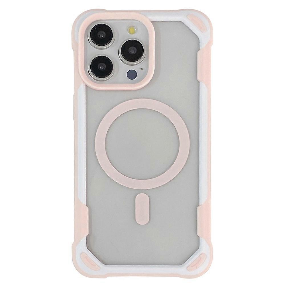Compatible For iPhone 12 Pro Case TPU+Acrylic Phone Shell Compatible with MagSafe Dual Color Phone Cover