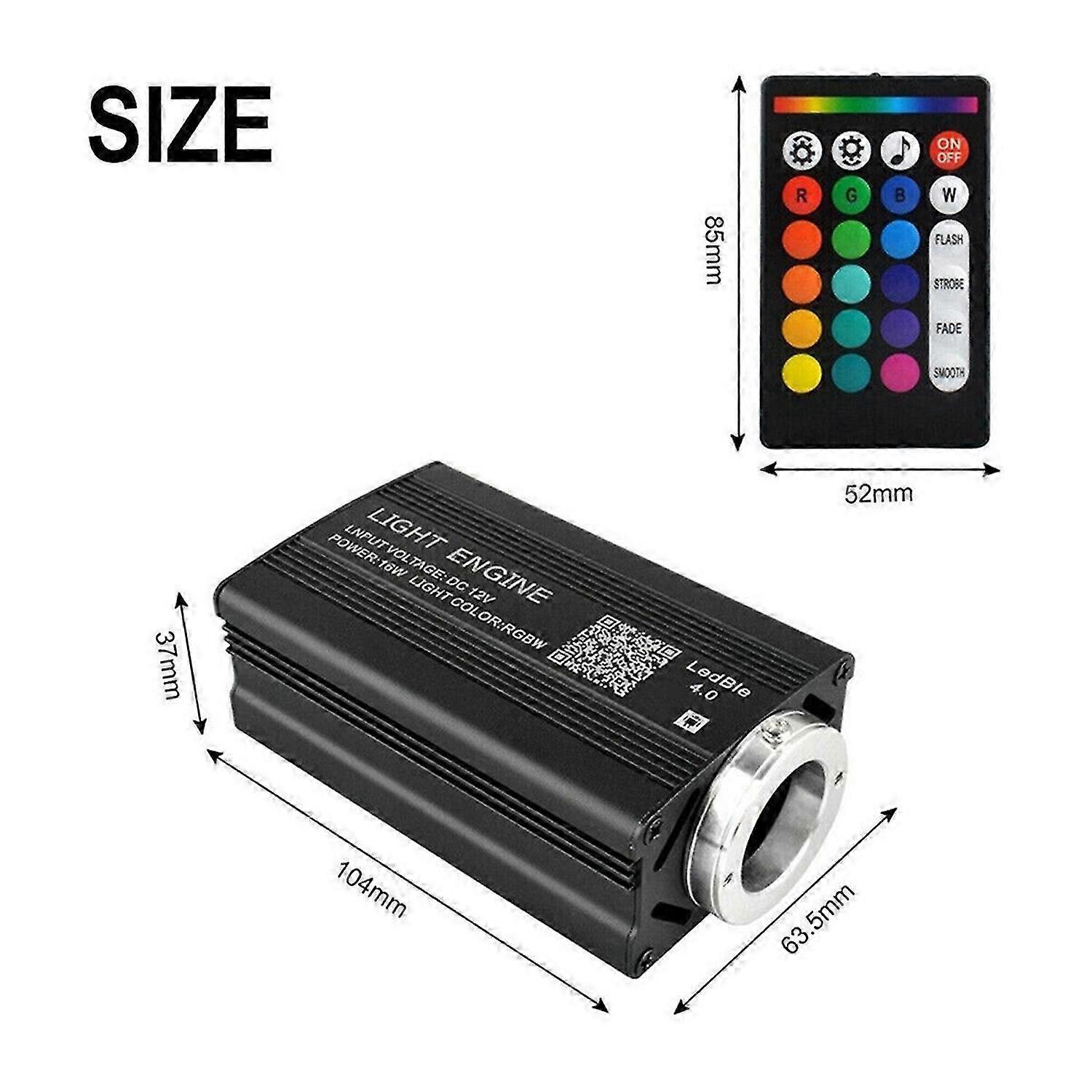 1000Pcs Fiber Optic Car Home Headliner Star Light Kit