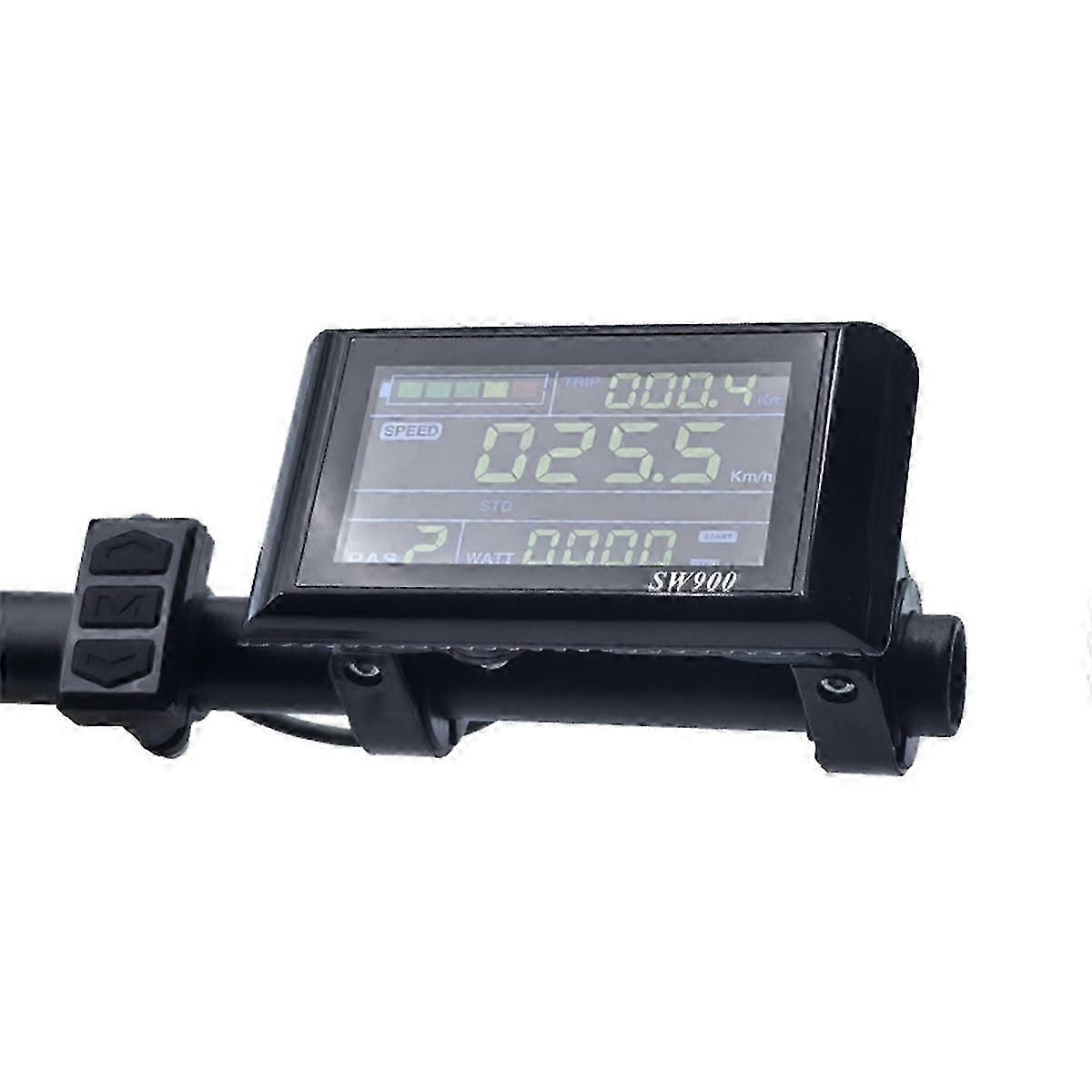 24V-60V SW900 6pin Color Screen Display Modification Part Electric Bike LCD Display Meter for Elect
