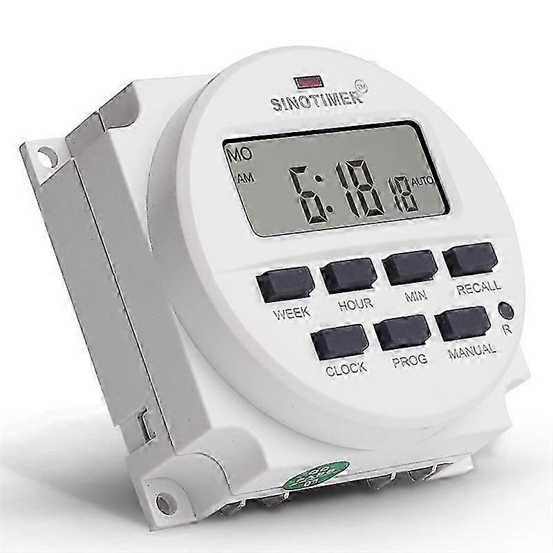SINOTIMER Tm618N-2 Lcd 1.6 Inch Digital Programmable Timer Switch 2025