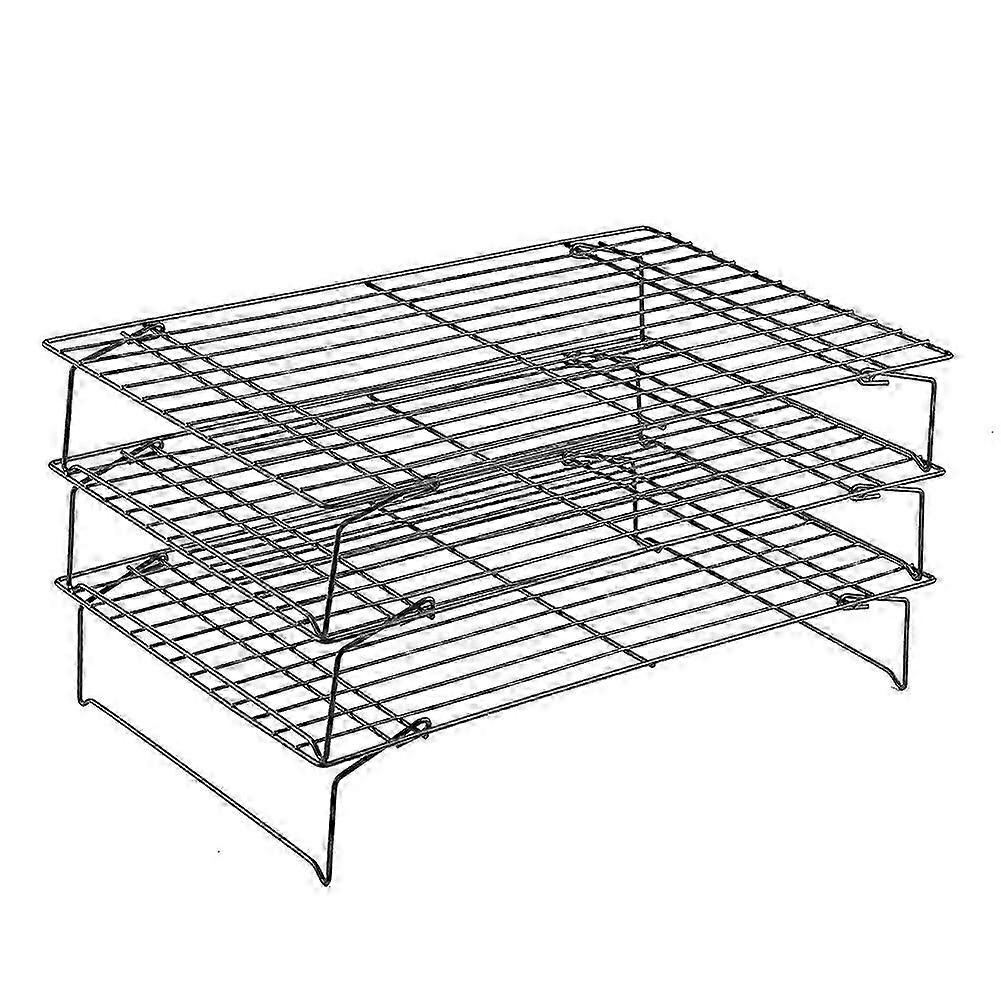 3-Tier Folding Cooling Rack Baking Cake Biscuit Pie Cooler Tray Stand Kitchen Tool 2025