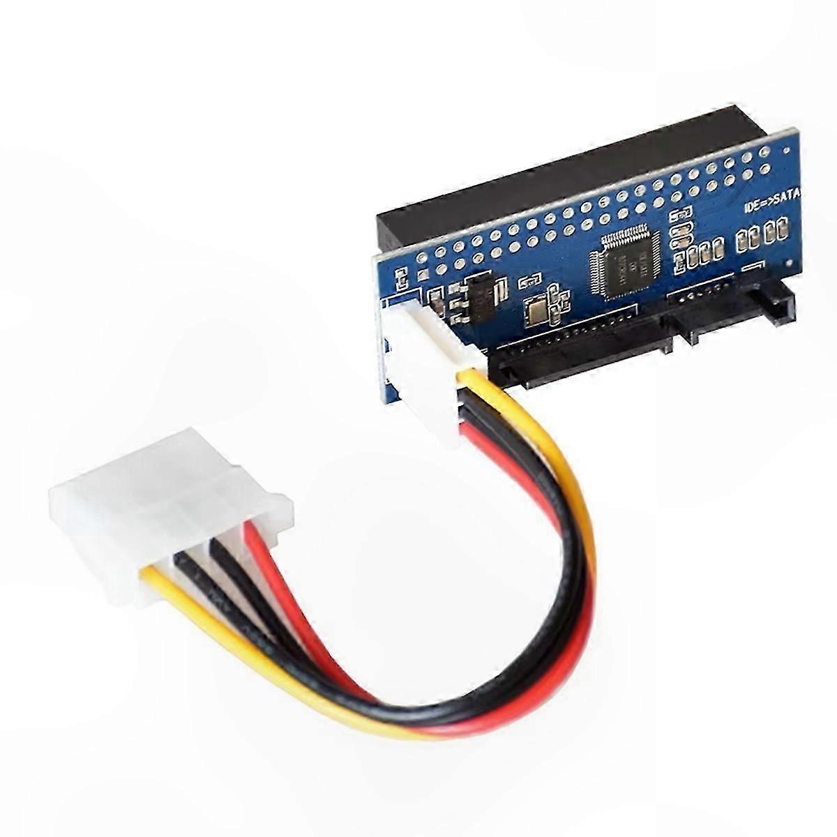 3.5" IDE to SATA Hard Drive Adapter Converter Cable for PATA 39/40 Pin to SATA 22 Pin Storage Connection Solution