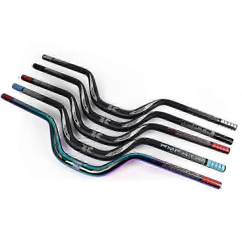 MTB Heightened risers Handlebar Crossbar With Large Angle Swallow Shaped Handlebar 720/780mm Biker Cycling Part