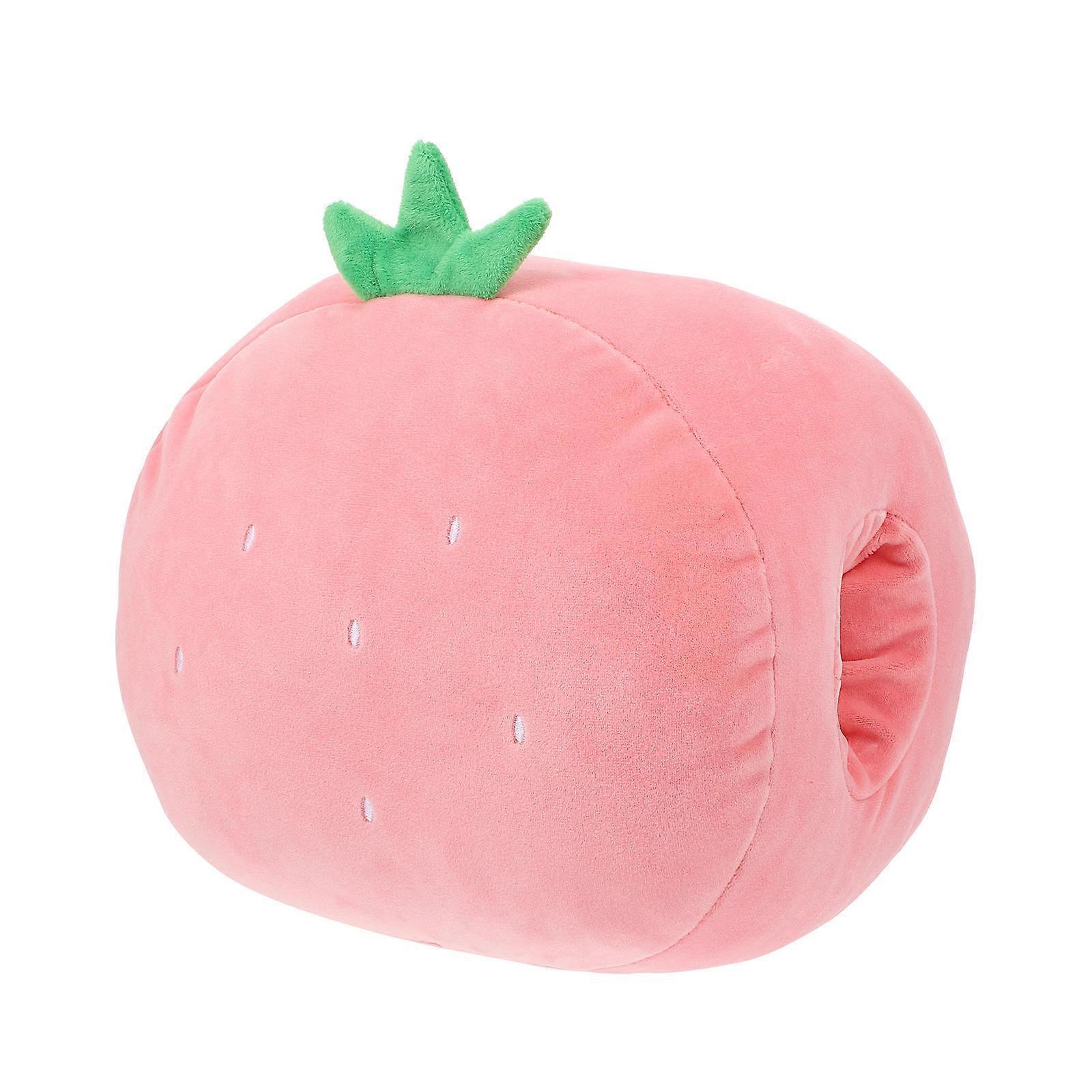 Strawberry Plush Pillow Plush Fruit Shape Cushion for Home Use 1Pcs